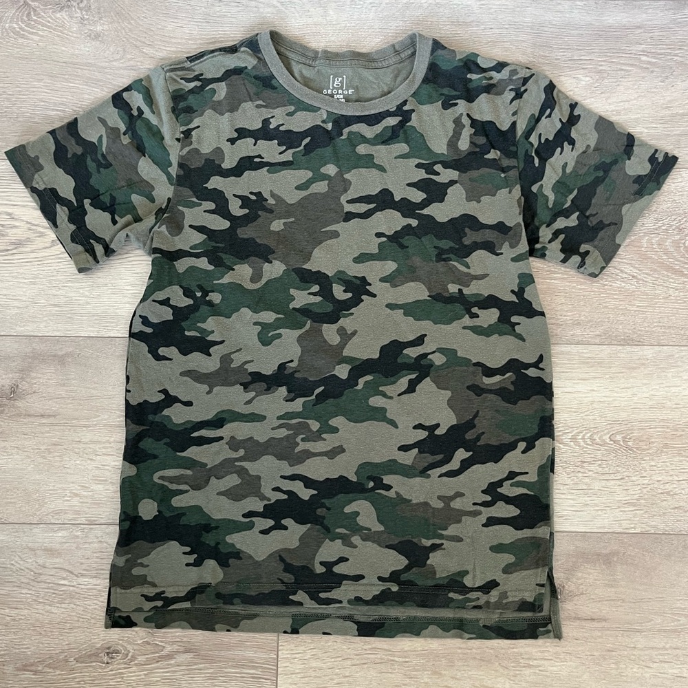 George Camouflage Short Sleeve Crewneck T-Shirt S